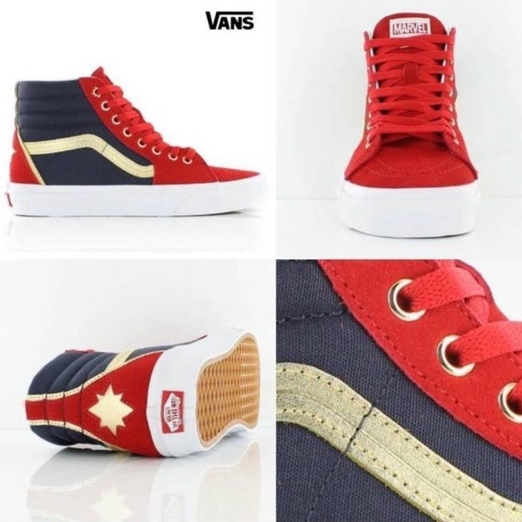 Vans Shoes | Vans Marvel High Tops 